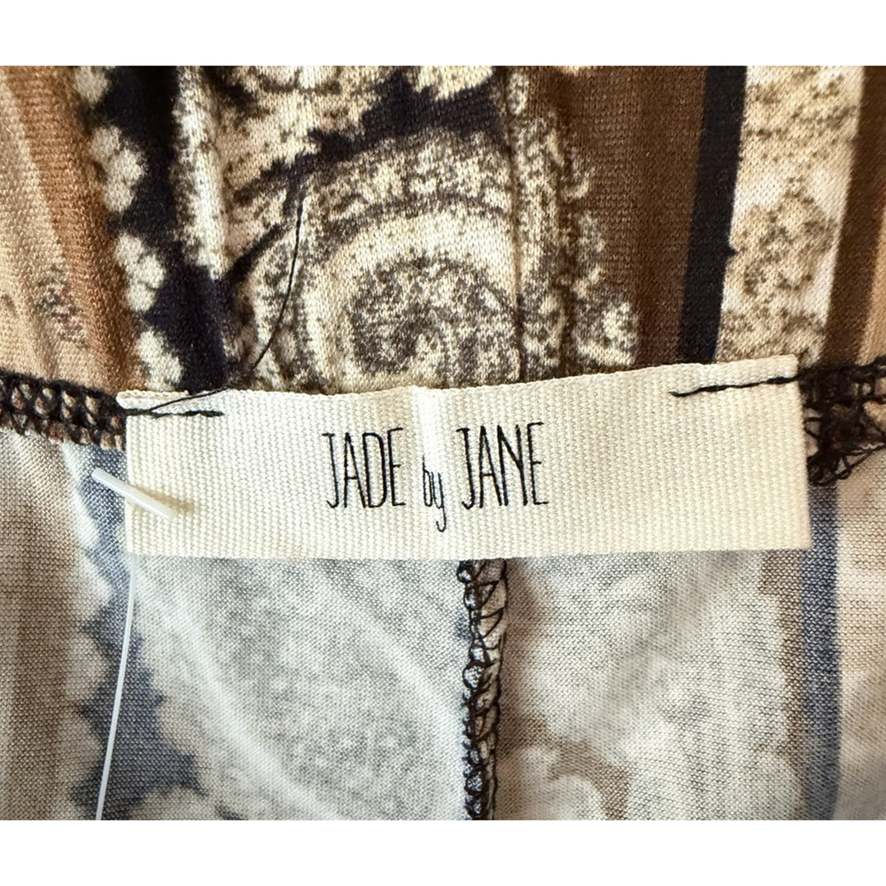 🌺 Jade By Jane Paisley Print Flared Pants Size 1X - Picture 5 of 7